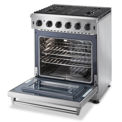 Thor Kitchen 30-Inch Propane Gas Range with 5 Burners, 4.55 cu. ft Oven in Stainless Steel  - LRG3001ULP