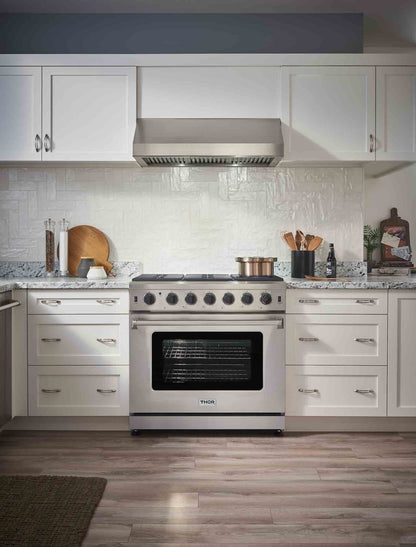 Thor Kitchen 36-Inch Propane Gas Range with 6.0 Cu. Ft. Oven in Stainless Steel - LRG3601ULP