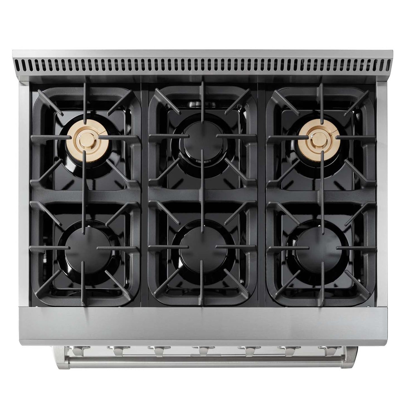 Thor Kitchen 36 in. Propane Gas Burner/Electric Oven Range in Stainless Steel, HRD3606ULP