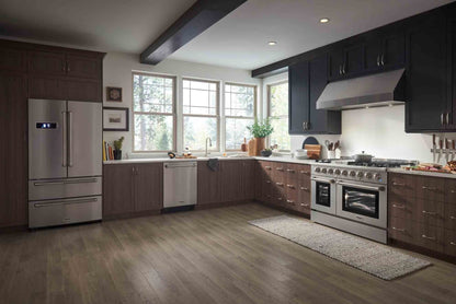 Thor Kitchen 48-Inch Dual Fuel Range with Propane Gas Cooktop and 6.7 cu. ft. Electric Oven in Stainless Steel  - HRD4803ULP