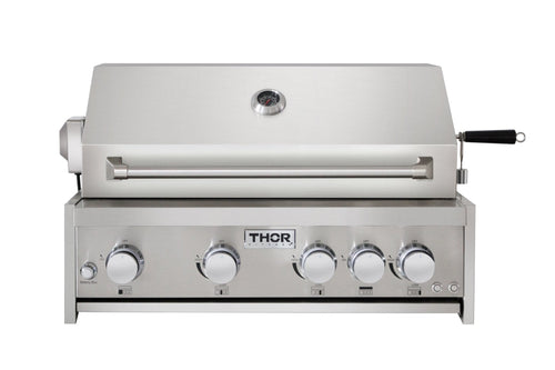 Thor Kitchen 32-Inch Pro Style Built-In Natural Gas Grill - AP2-MK04SS304-NG