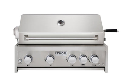 Thor Kitchen 32-Inch Pro Style Built-In Natural Gas Grill - AP2-MK04SS304-NG