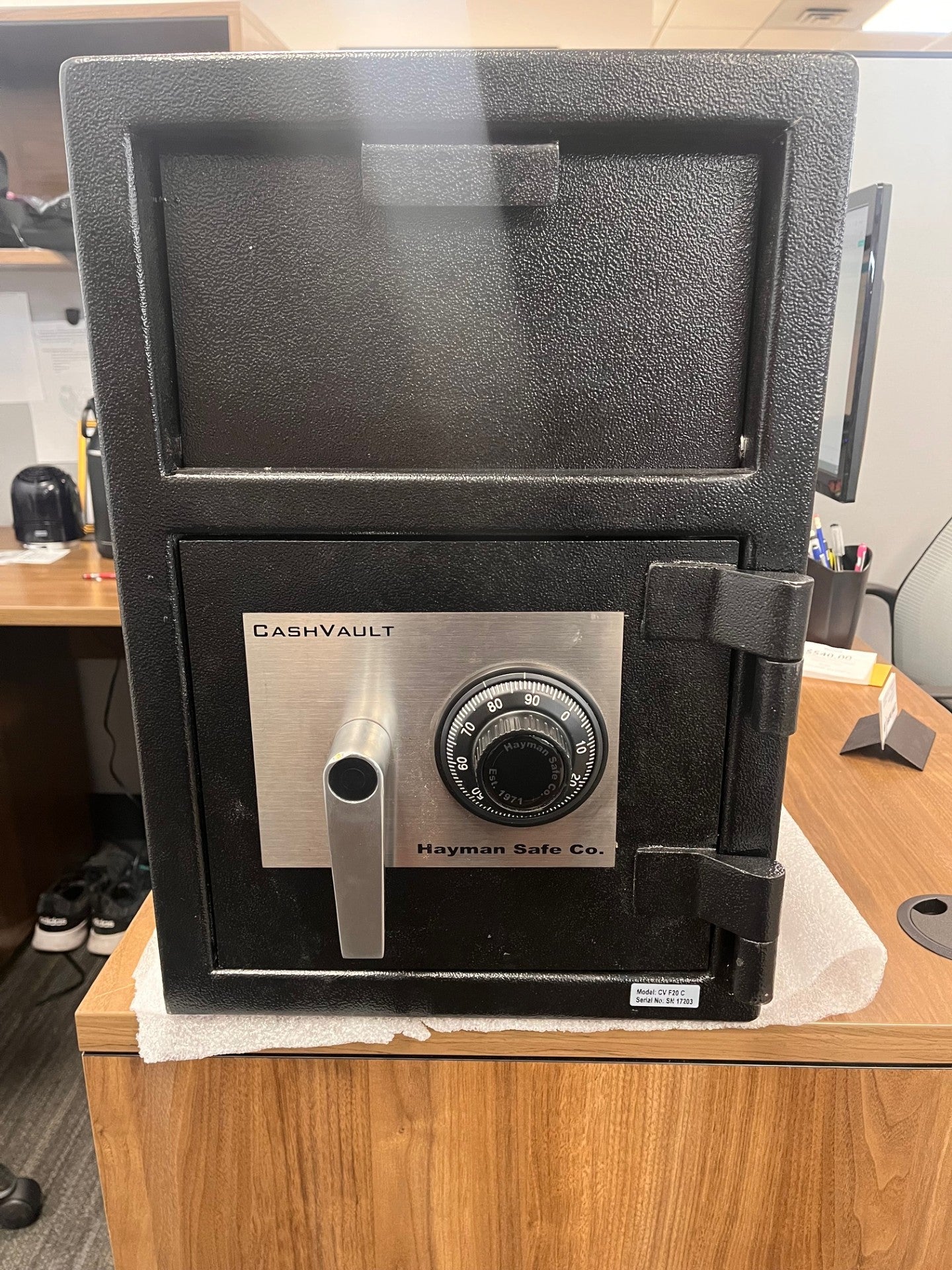 Hayman  Front Loading Depository Safe - Blemished - CV-F20-C
