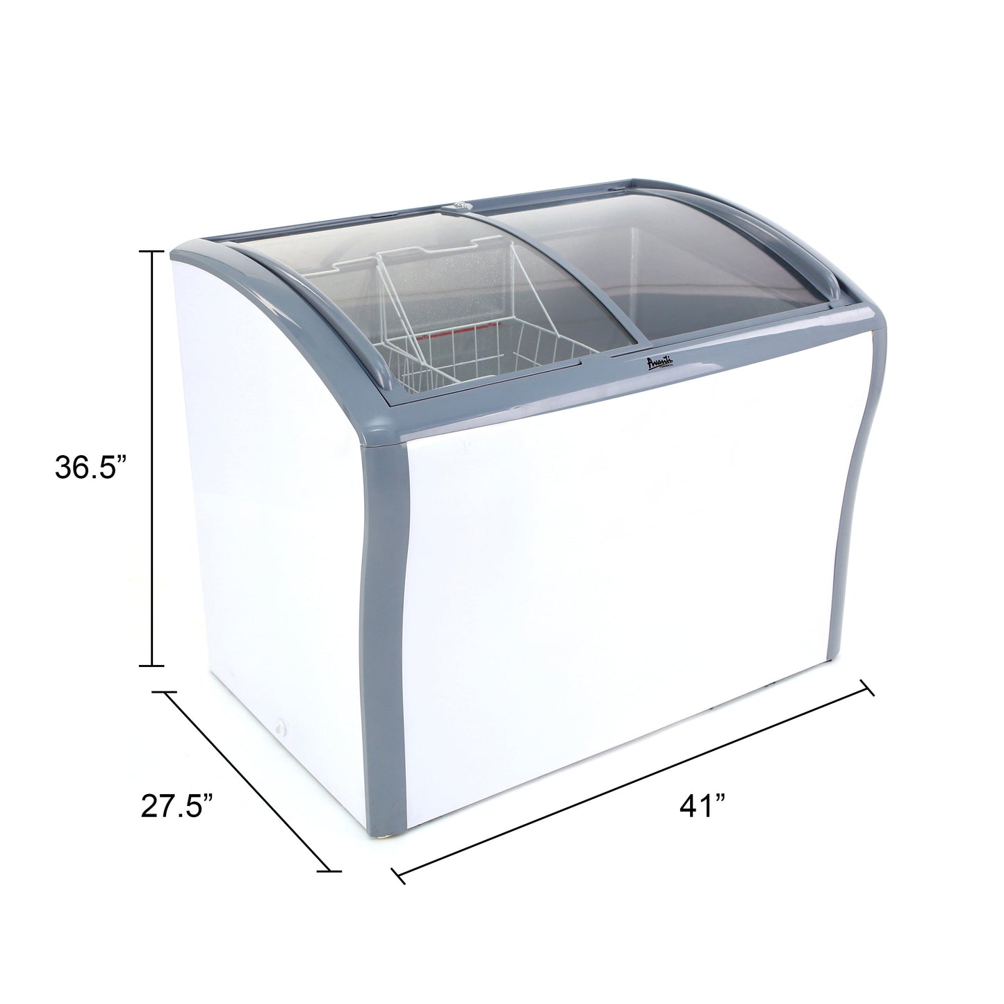 Avanti 9.5 cu. ft. Commercial Glass Top Freezer or Refrigerator - CFC836Q0WG