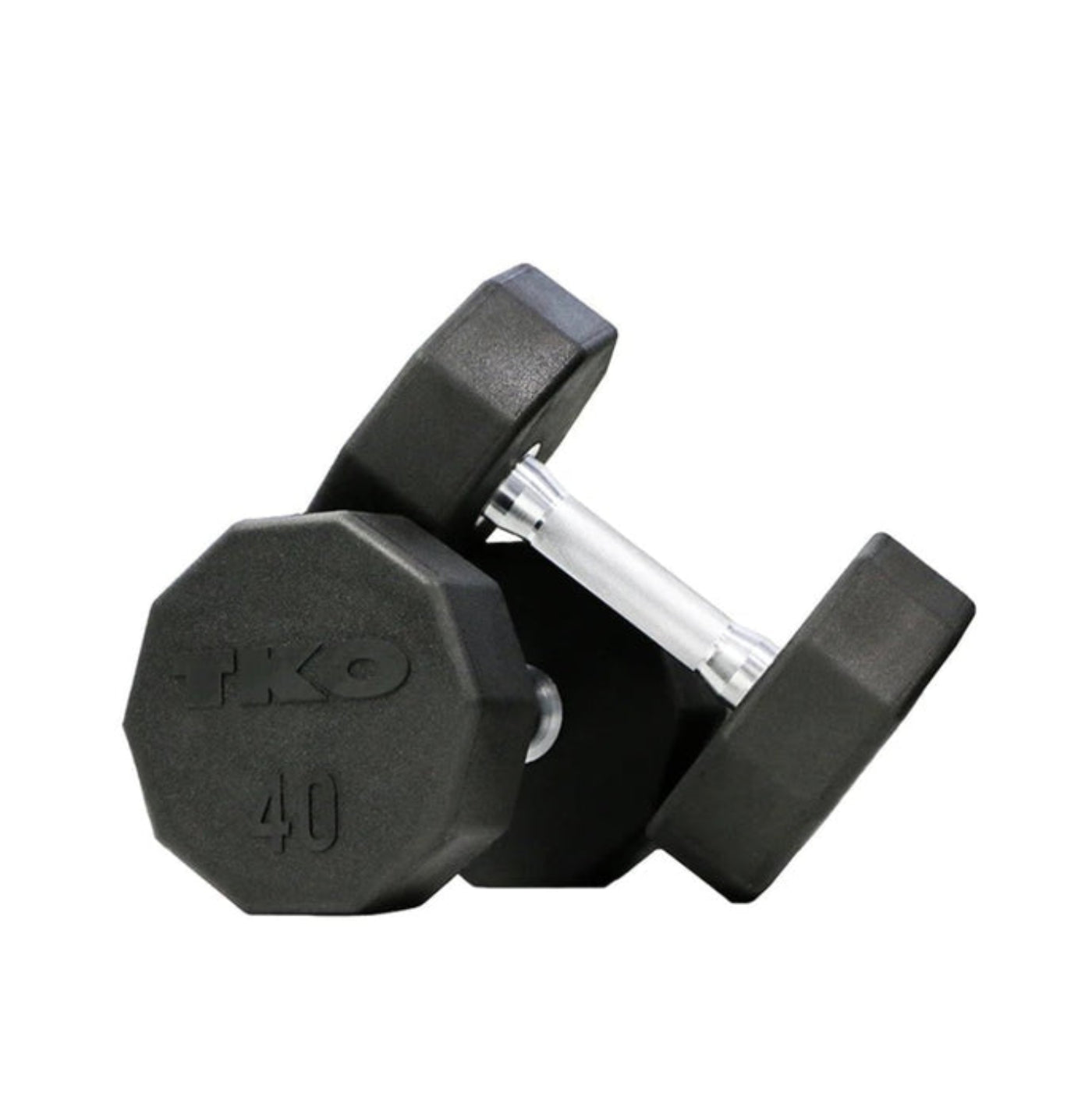 TKO 10-Sided Rubber Dumbbell Sets  - 829TR
