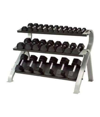 TAG Fitness Rubber Hex Dumbbell set 5lb-75lb - 1770024675215_979