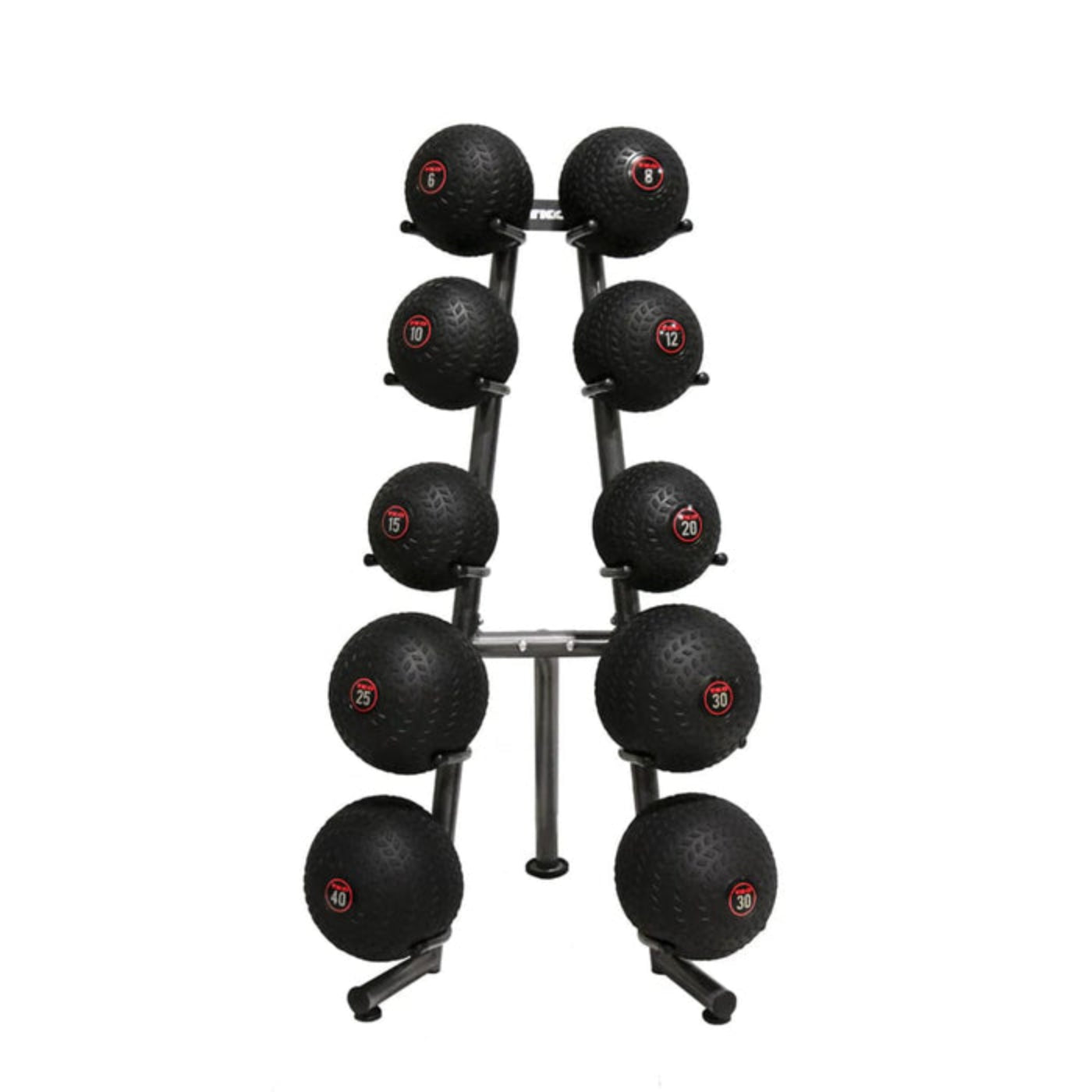 TKO Premium Medicine Ball Set With Rack - TKO S849-CMB2-20