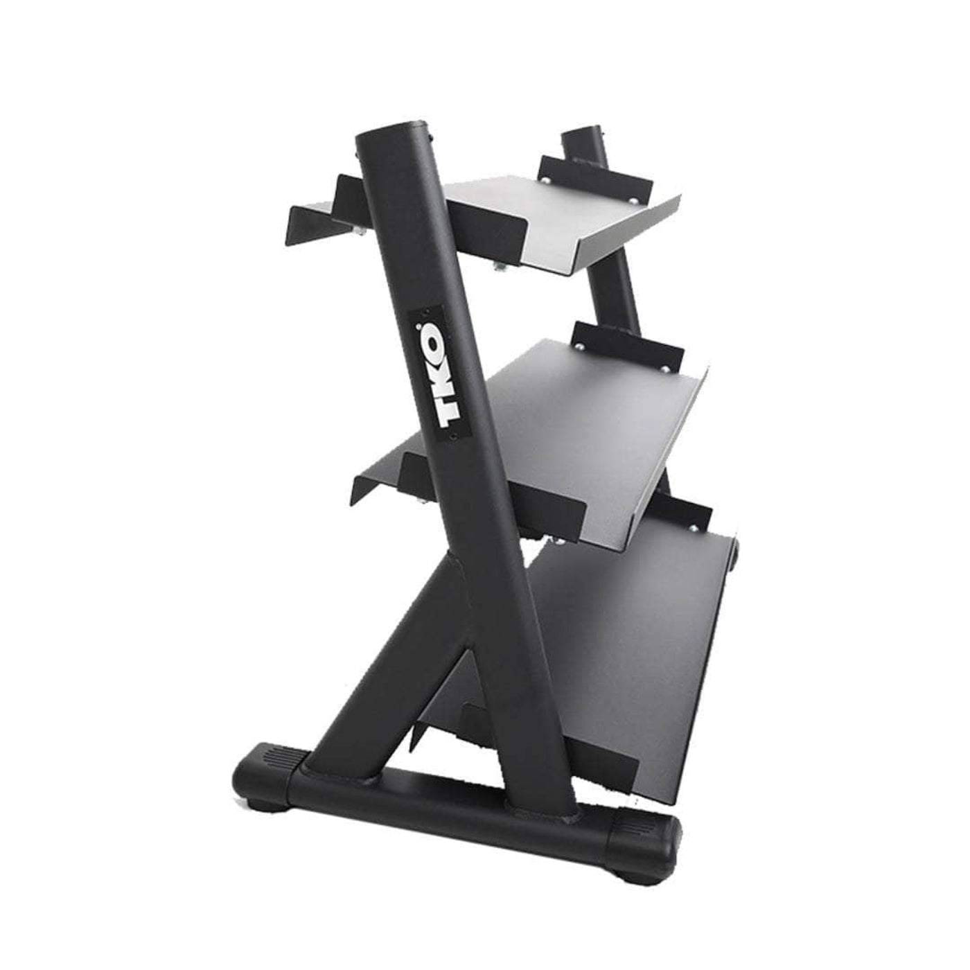 TKO Strength 3-Tier Shelf Style Dumbbell Rack - 6235-B