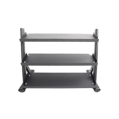 TKO Strength 3-Tier Shelf Style Dumbbell Rack - 6235-B