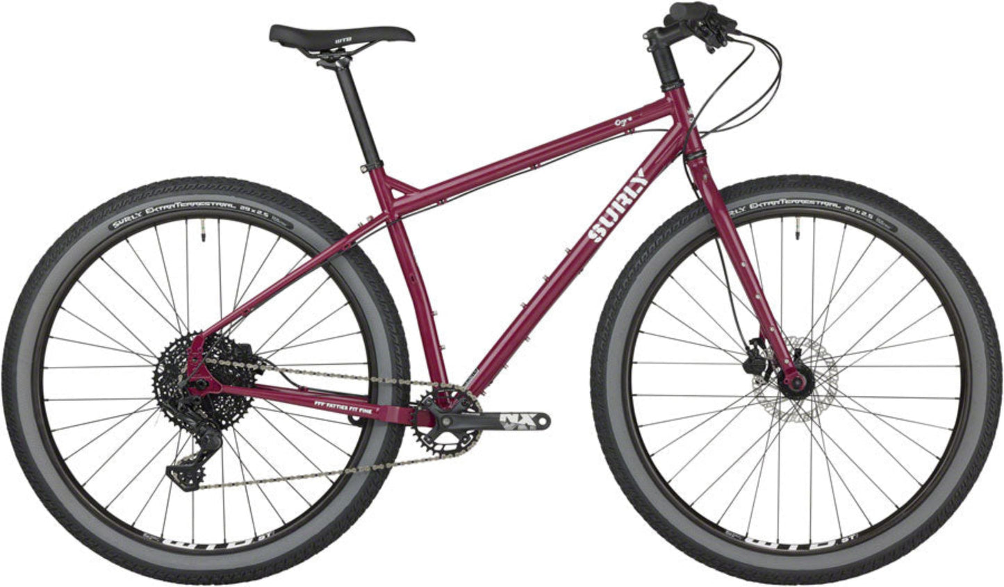 NEW Surly Ogre Adventure Gravel Bike - 29", Steel, Fermented Plum - 210000055725