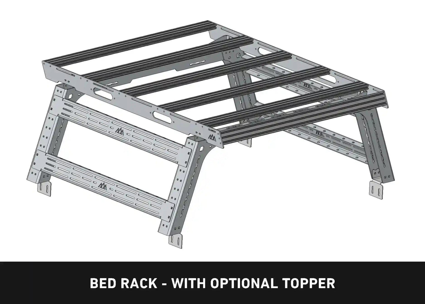 Backwoods Adventure Toyota Tacoma Bed Rack - DRIFTR Topper (Add-on) - BWTT4B-9850