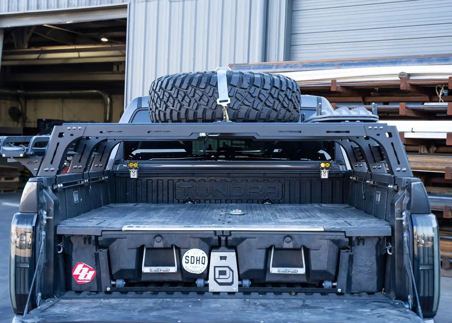 Backwoods Adventure Toyota Tundra Bed Rack - Mid Height - BWTU3B-9740