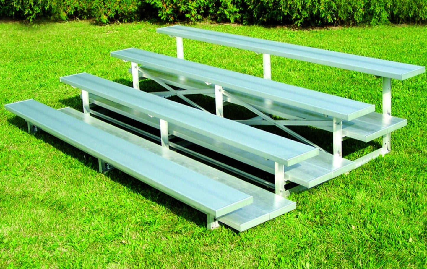 Trigon Sports 3 Row 15' preferred Low Rise Bleacher BL315LRD - BL315LRD