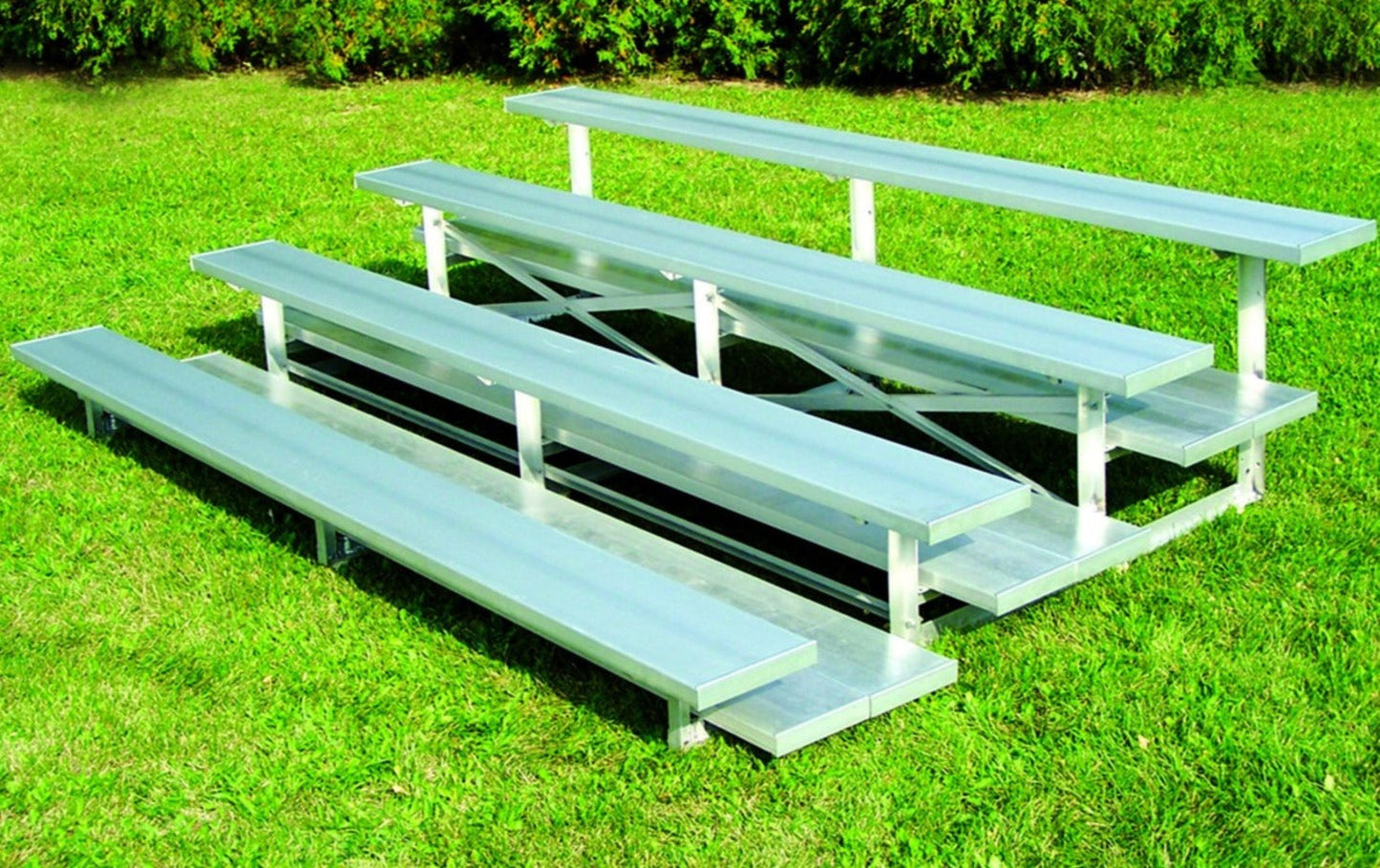 Trigon Sports 4 Row 27' Preferred Low Rise Bleacher BL427LRD - BL427LRD
