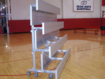 Trigon Sports 3 Row 7.5' Tip-n-Roll Bleacher - BL375TR