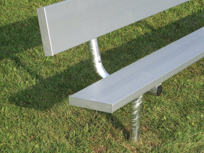 Trigon Sports PB21IGB 21 ft. Permanent Team Bench with Back - PB21IGB