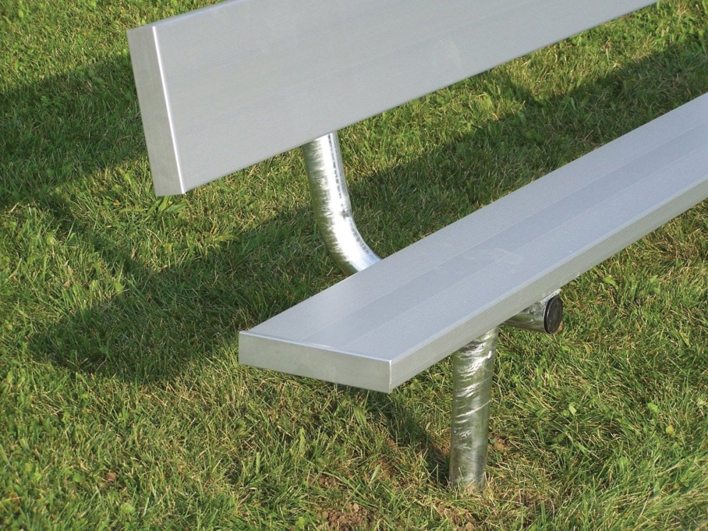 Trigon Sports PB21IGB 21 ft. Permanent Team Bench with Back - PB21IGB