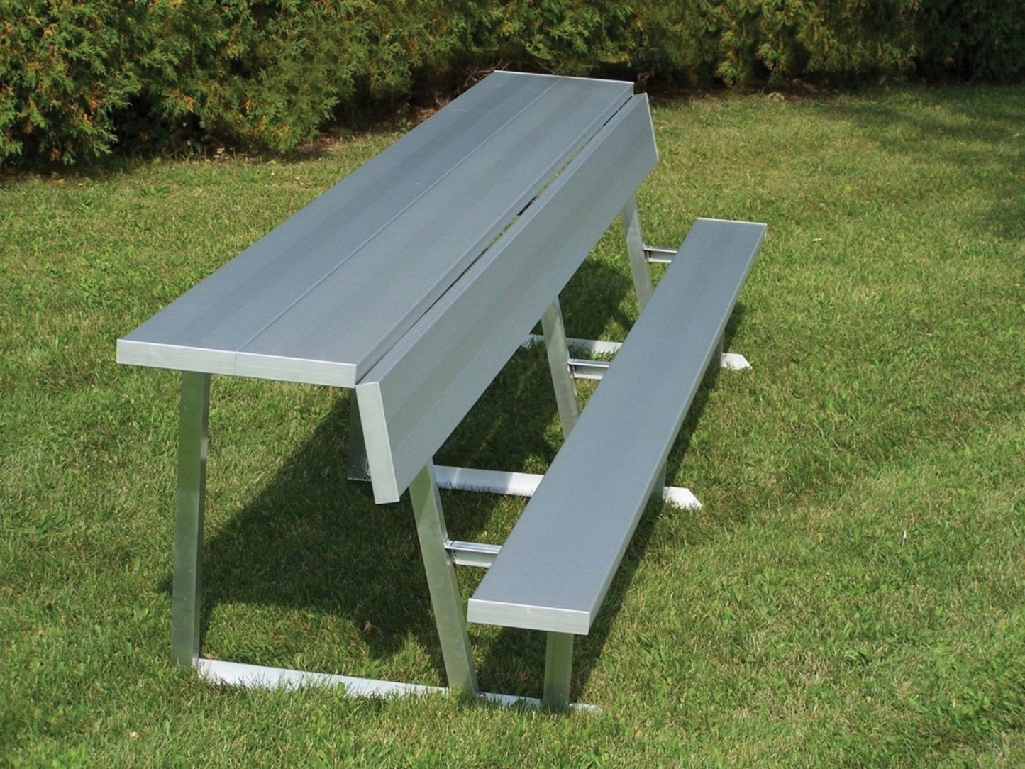 Trigon Sports PBS21 21 ft. Portable Team Bench with Back & Shelf - PBS21