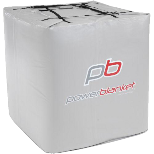Powerblanket TH275V 275 Gallon Adjustable Thermostatic Controller and Insulated Top 120V 1250W 10.42A Tote Storage Heater New - TH275V