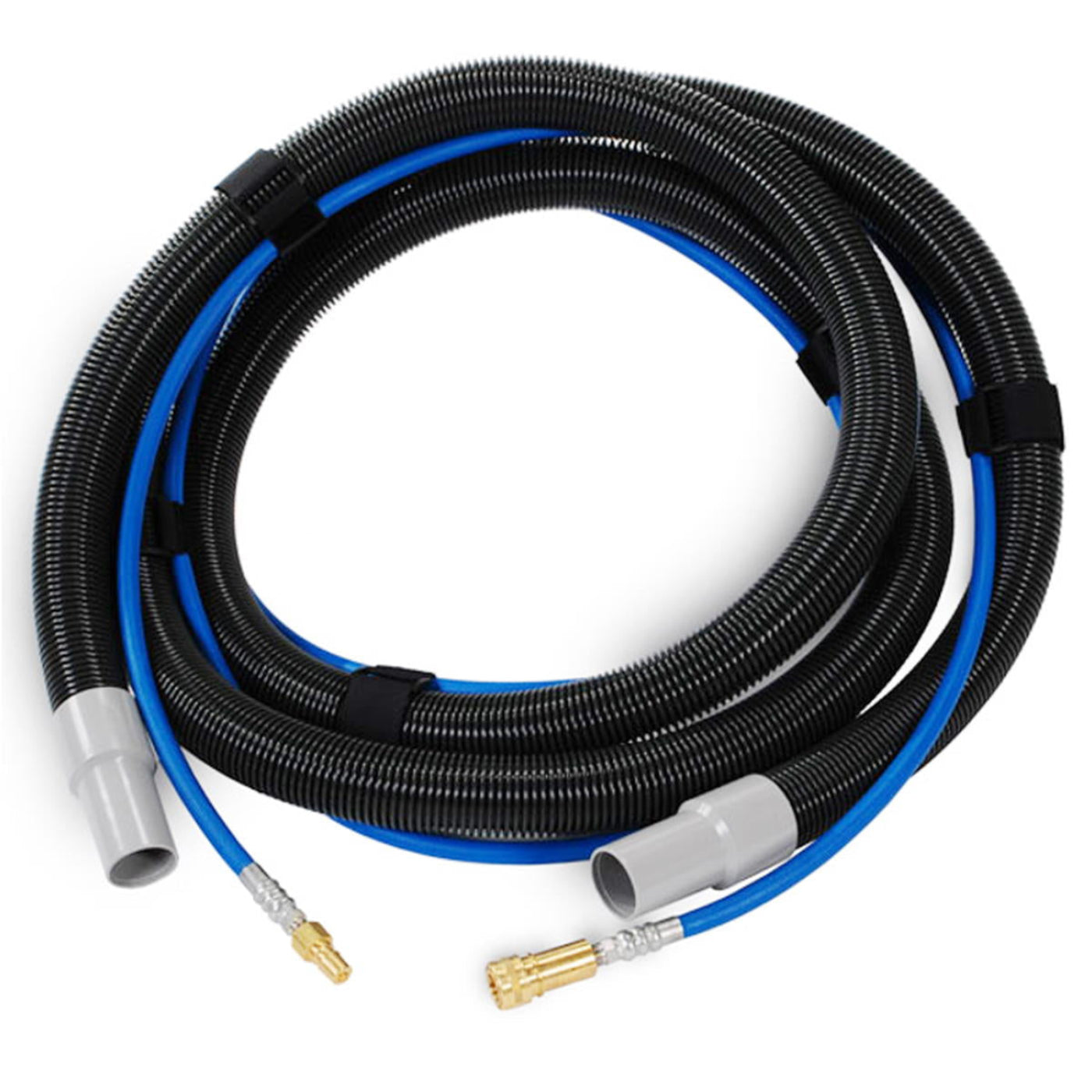 Trusted Clean 1.5" x 50' Vacuum Hose & Solution Line Combo for Trusted Clean Carpet Extractors - TPL-5040AC-HP