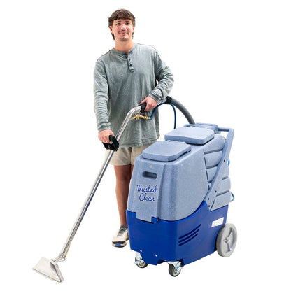 Trusted Clean 'Maximum' Heated Carpet Extractor (220 PSI) w/ 12" Wand & 25' Hose - 17 Gallons - TPL-17-220-CE-HEAT-TCP