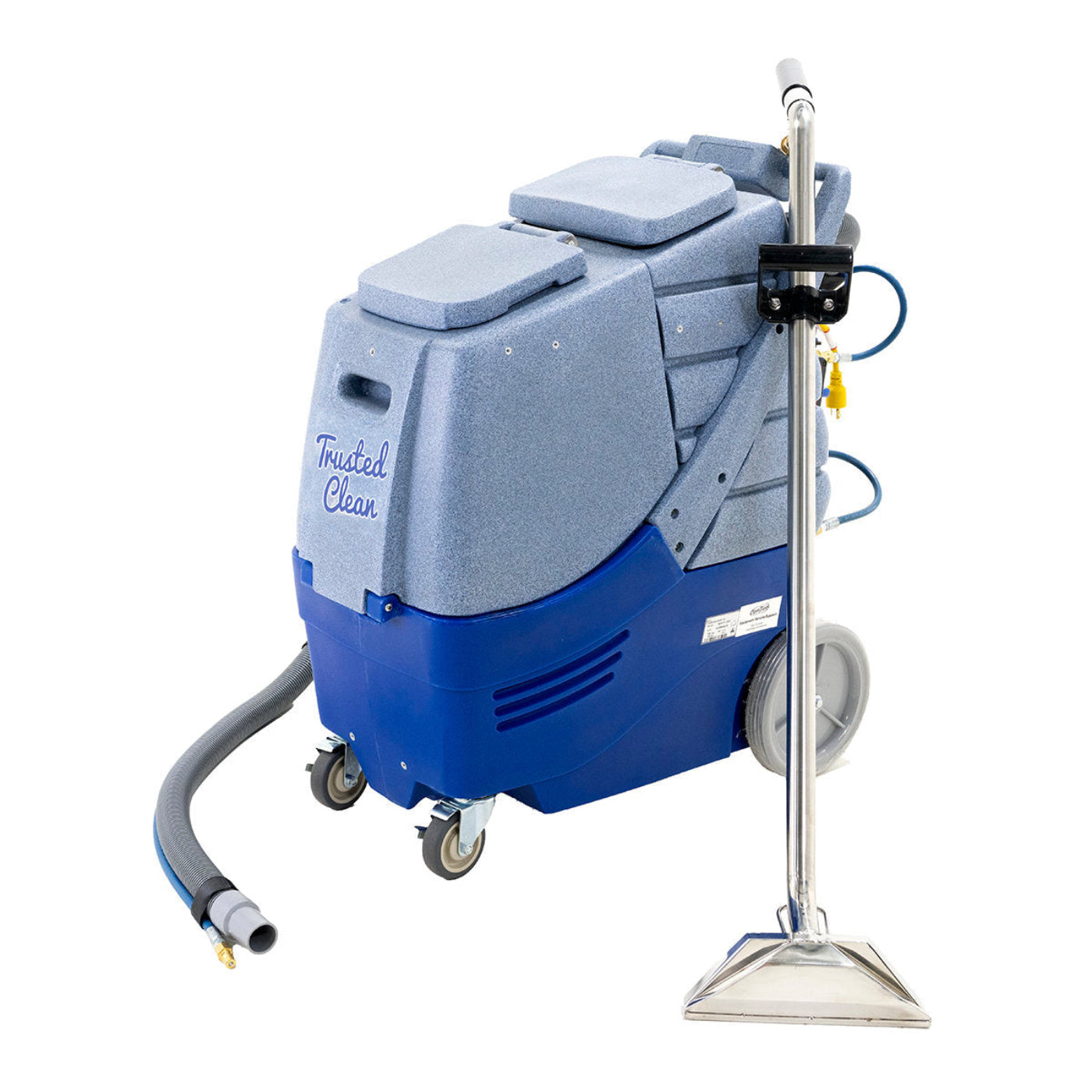 Trusted Clean 'Maximum' Heated Carpet Extractor (220 PSI) w/ 12" Wand & 25' Hose - 17 Gallons - TPL-17-220-CE-HEAT-TCP