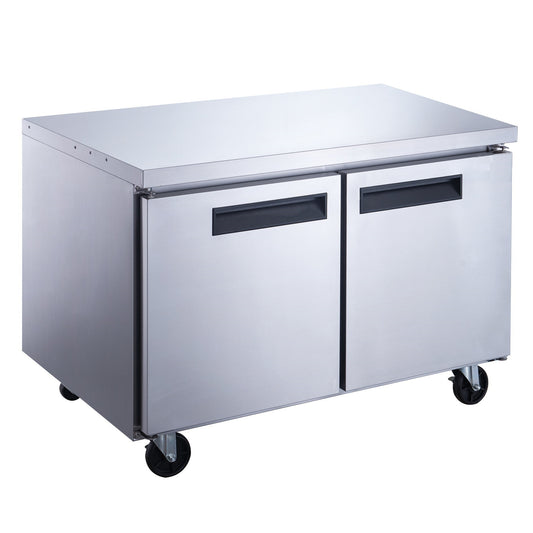 Chef AAA - Commercial 48" Undercounter Worktop Freezer 12.2cu.ft. NSF - TUC48F