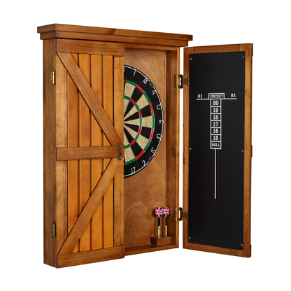 American Heritage Turnberry Dartboard Cabinet (Reclaimed Rustic) - E300819