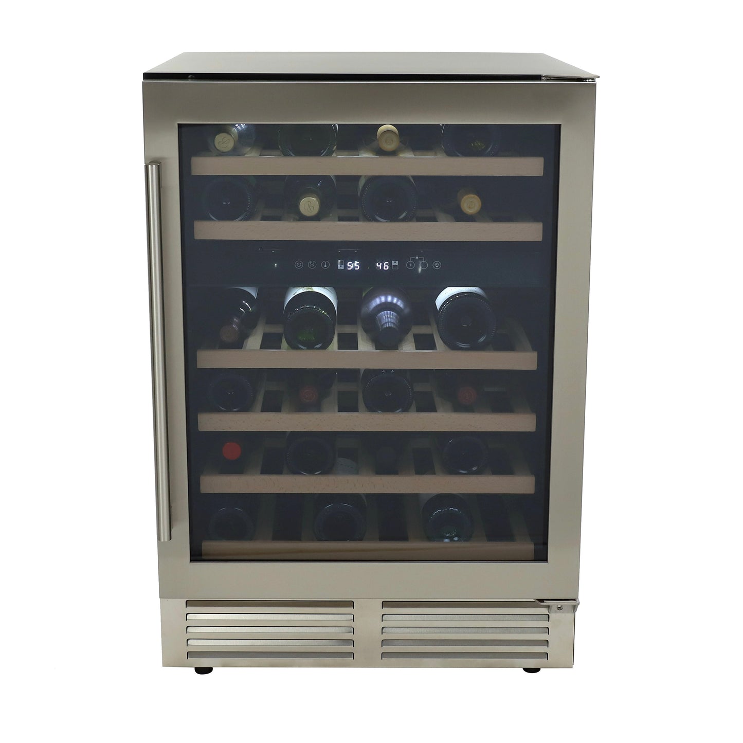 Avanti DESIGNER Series Dual-Zone Wine Cooler, 46 Bottle Capacity - WCD46DZ3S