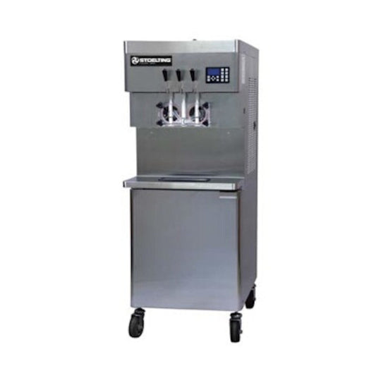 Sharp U431-38I2 Air Cooled Soft-Serve Freezer with Two 32-Quart Hoppers - SEU43138I2
