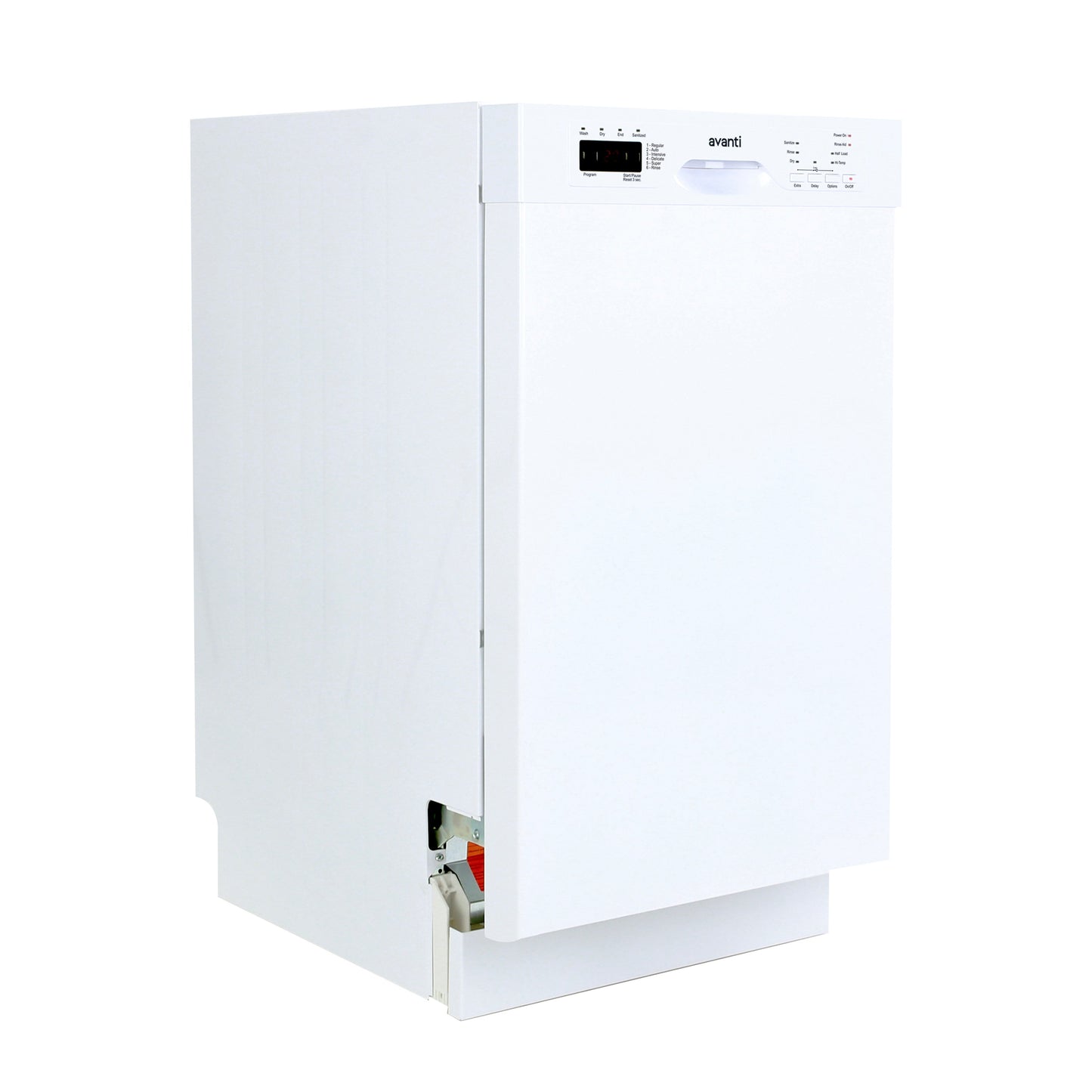 Avanti 18" Built In Dishwasher - DWF18V0W