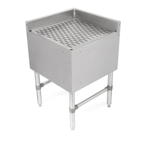 John Boos UBDB-2121-90-IC Underbar Corner Drain Board - JBUBDB212190IC