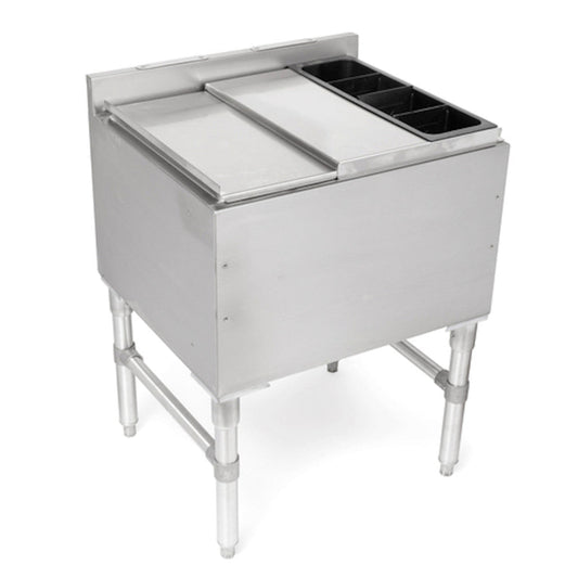 John Boos UBIB-1824 Slim Line Underbar Ice Bin / Cocktail Unit - JBUBIB1824