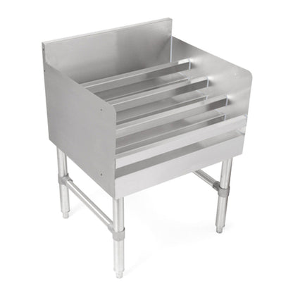 John Boos UBLD-2124 4-Step Underbar Liquor Bottle Display - JBUBLD2124