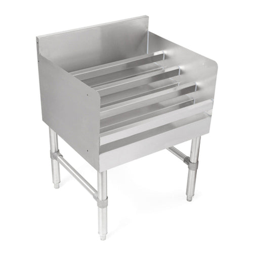 John Boos UBLD-2124 4-Step Underbar Liquor Bottle Display - JBUBLD2124