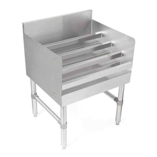 John Boos UBLD-2124 4-Step Underbar Liquor Bottle Display - JBUBLD2124