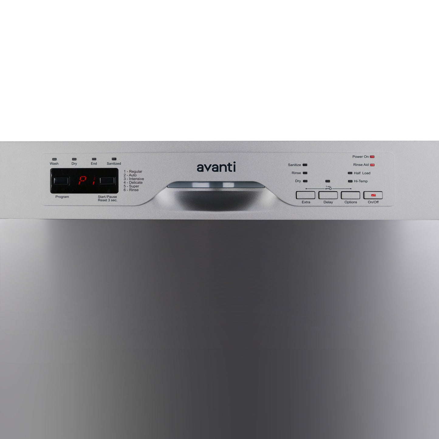 Avanti 18" Built In Dishwasher - DWF18V0W
