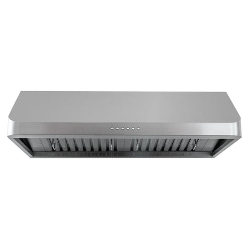 Proline PLJW 121 - Under-Cabinet Range Hood, 900 CFM | Convertible to Ductless, Stainless Steel Finish - PLJW 121.30