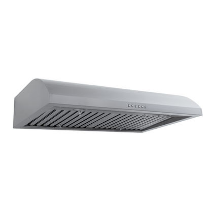 Proline PLJW 133 - Ductless Under-Cabinet Range Hood, 900 CFM | Stainless Steel Finish - PLJW 133.30