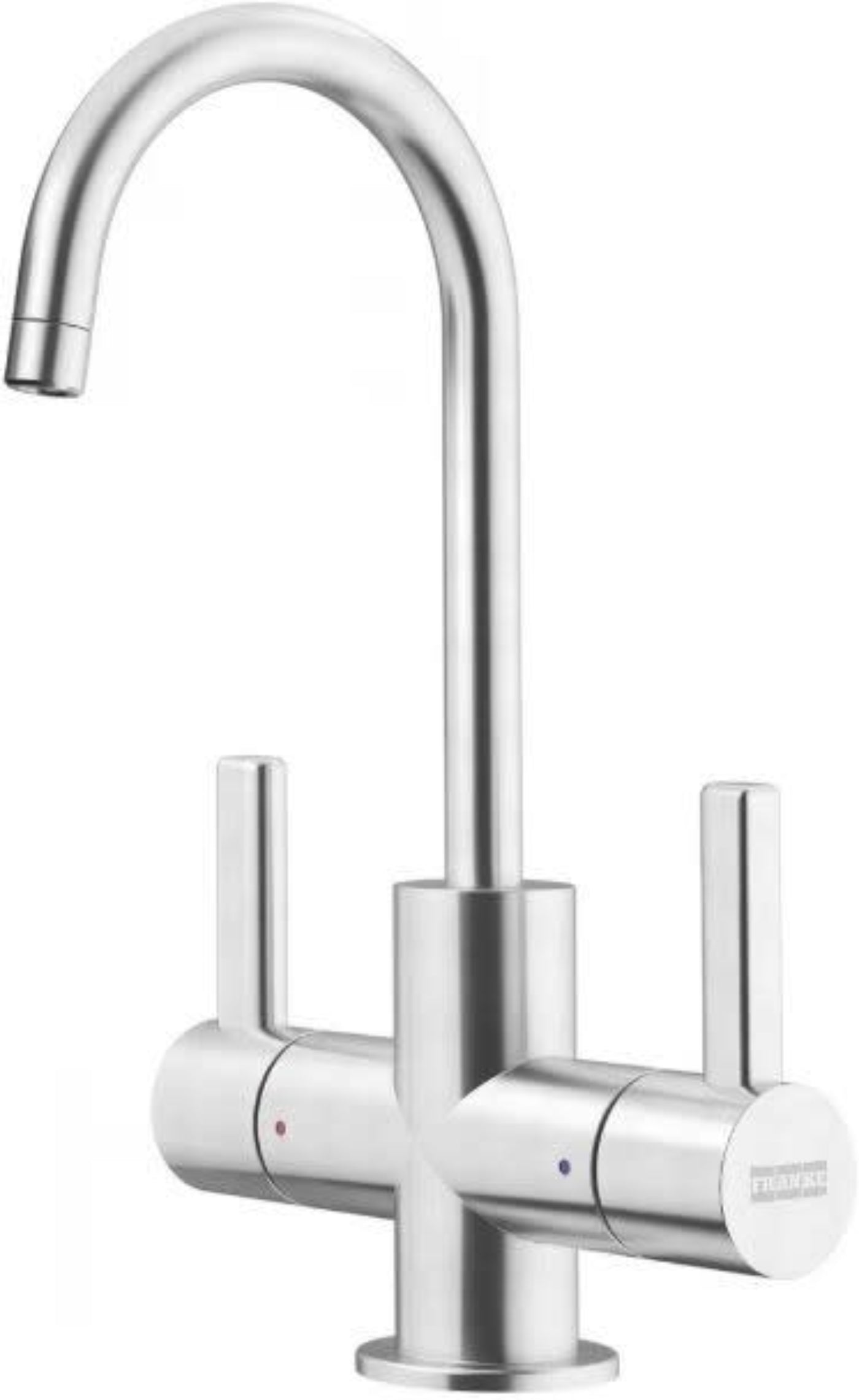 FRANKE UNJHC304 Franke 8.75-In Double Handle Hot and Cold Water Filtration Faucet In Stainless Steel,  - UNJHC304