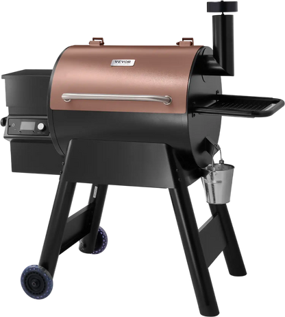 Richell Vevor Wood Pellet Grill Electric Smoker 575 Sq. In. with WiFi Control 500°F Max Temperature New - KLYXLSCLS57546YSFV1