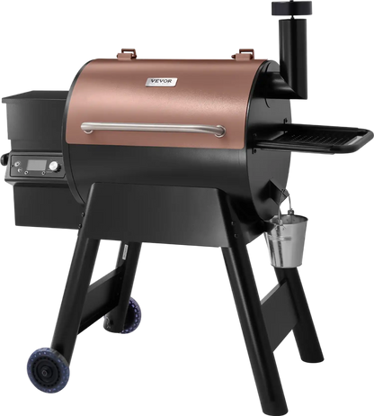Richell Vevor Wood Pellet Grill Smoker 500°F Max Temp 575 Sq.in Cooking Area New - KLYXLLS575SQV881IV1