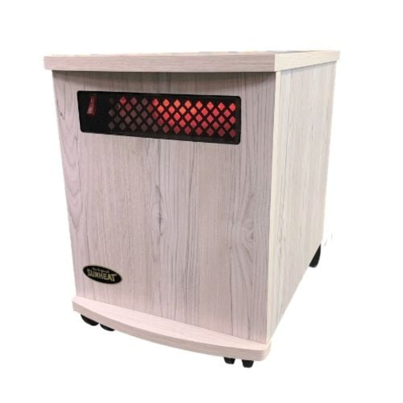 SunHeat Original SUNHEAT Made in the USA Infrared Heater – USA1500-M White Painted Wood - 150100009