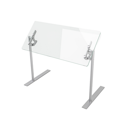 Spring USA VG3-P-48 Versa-Gard FreeStyle Glass Food Shield, 48" x 28" - SPVG3P48