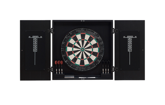 American Heritage Vienna Dartboard Cabinet (Black) - E300813