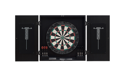 American Heritage Vienna Dartboard Cabinet (Black) - E300813