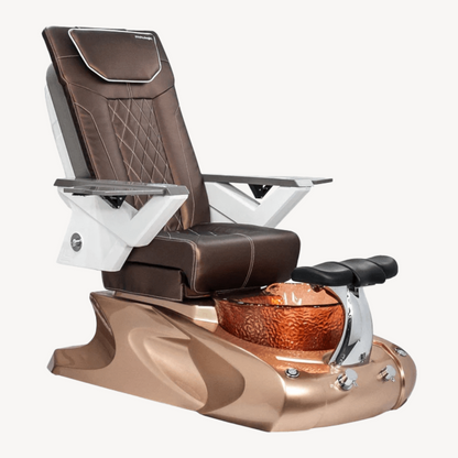 Mayakoba VIGGO II Shiatsulogic FX Pedicure Chair - AYC-SPA-VIGGO-2-FX9653-849MTLGLD-53BLK