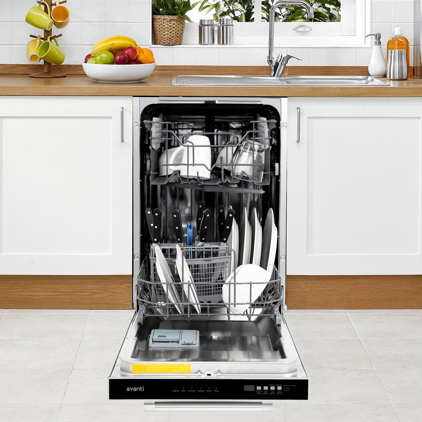 Avanti 18" Built In Dishwasher - DWT18V3S