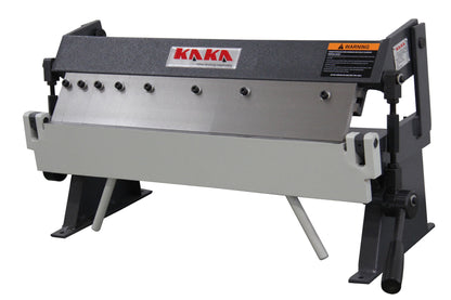 KAKA INDUSTRIAL Sheet Metal Brake, 24-Inch Metal Brake Bender, 20-Gauge Mild Steel Capacity,  Box and Pan Brake for Precision Bending, 0-135 Degree Adjustable Solid Construction Pan and Box Brake, Finger size is 1", 2", 3", 8" & 10"  W-2420A - 173102