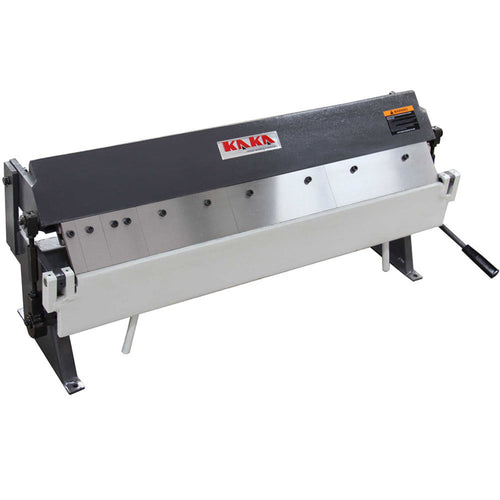 KAKA INDUSTRIAL Box and Pan Brake, 36-Inch Sheet Metal Brake, 20 Gauge Mild Steel Capacity Finger Brake, 0-135 Degree Adjustable Pan and Box Brake with 6 Removable Fingers W-3620A - 173103